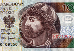 Cambiar euros en Cracovia